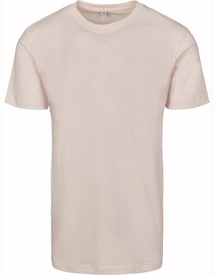 T-Shirt Round Neck zum Besticken und Bedrucken in der Farbe Pink Marshmallow mit Ihren Logo, Schriftzug oder Motiv.