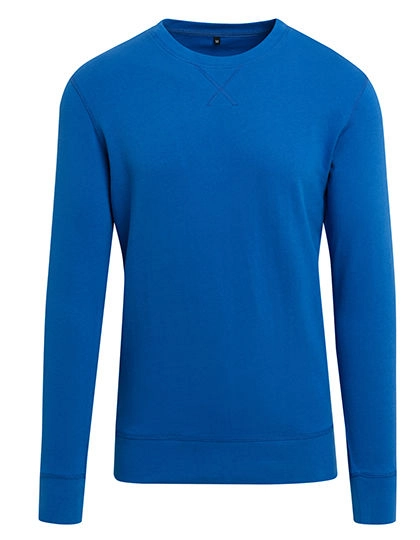 Light Crew Sweatshirt zum Besticken und Bedrucken in der Farbe Cobaltblue mit Ihren Logo, Schriftzug oder Motiv.