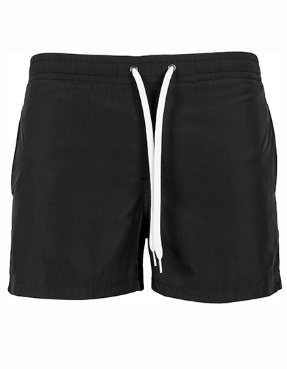 Swim Shorts zum Besticken und Bedrucken in der Farbe Black mit Ihren Logo, Schriftzug oder Motiv.