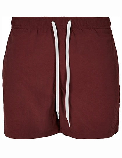 Swim Shorts zum Besticken und Bedrucken in der Farbe Cherry mit Ihren Logo, Schriftzug oder Motiv.