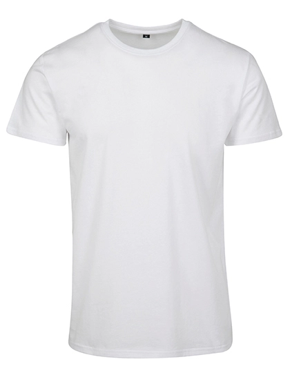 Basic T-Shirt zum Besticken und Bedrucken in der Farbe White mit Ihren Logo, Schriftzug oder Motiv.