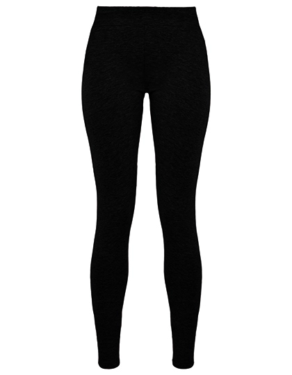 Ladies´ Stretch Jersey Leggings zum Besticken und Bedrucken in der Farbe Black mit Ihren Logo, Schriftzug oder Motiv.