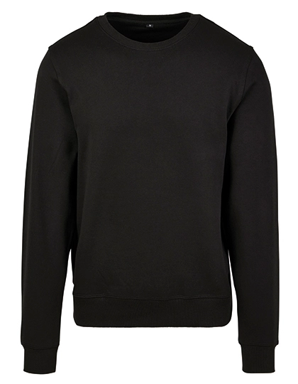 Premium Crewneck Sweatshirt zum Besticken und Bedrucken in der Farbe Black mit Ihren Logo, Schriftzug oder Motiv.