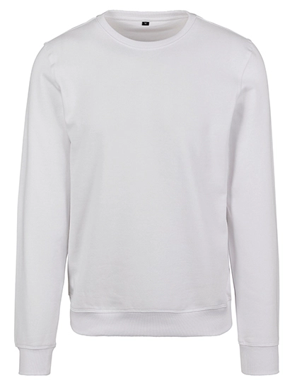 Premium Crewneck Sweatshirt zum Besticken und Bedrucken in der Farbe White mit Ihren Logo, Schriftzug oder Motiv.