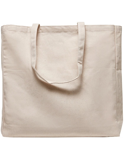Oversized Canvas Bag zum Besticken und Bedrucken in der Farbe Off White mit Ihren Logo, Schriftzug oder Motiv.