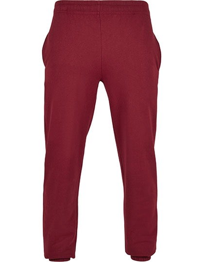 Basic Sweatpants zum Besticken und Bedrucken in der Farbe Burgundy mit Ihren Logo, Schriftzug oder Motiv.