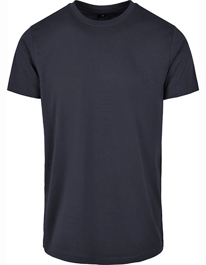 Basic Round Neck T-Shirt zum Besticken und Bedrucken in der Farbe Navy mit Ihren Logo, Schriftzug oder Motiv.
