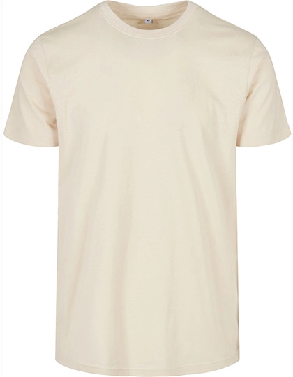 Basic Round Neck T-Shirt zum Besticken und Bedrucken in der Farbe Sand mit Ihren Logo, Schriftzug oder Motiv.