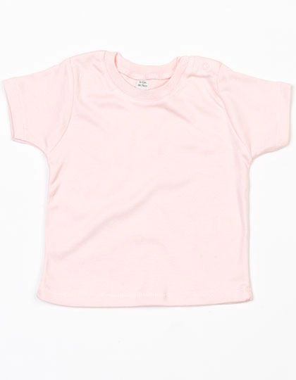 Baby T zum Besticken und Bedrucken in der Farbe Powder Pink mit Ihren Logo, Schriftzug oder Motiv.