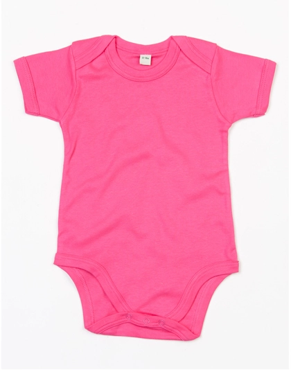 Baby Bodysuit zum Besticken und Bedrucken in der Farbe Fuchsia mit Ihren Logo, Schriftzug oder Motiv.