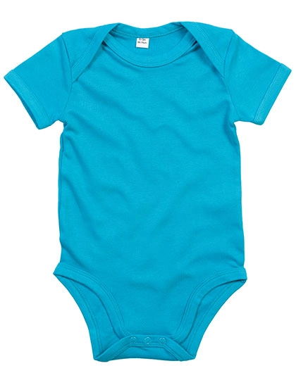 Baby Bodysuit zum Besticken und Bedrucken in der Farbe Surf Blue mit Ihren Logo, Schriftzug oder Motiv.