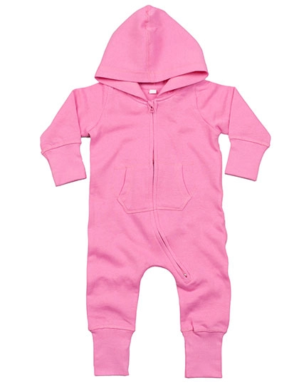Baby All-in-One zum Besticken und Bedrucken in der Farbe Bubble Gum Pink mit Ihren Logo, Schriftzug oder Motiv.