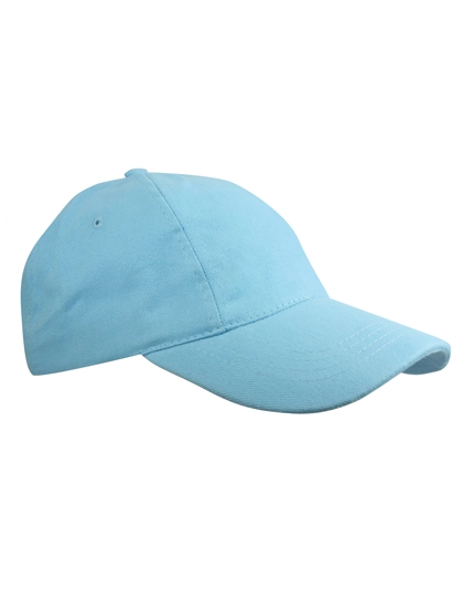 Kids´ Brushed Cap zum Besticken und Bedrucken in der Farbe Light Blue mit Ihren Logo, Schriftzug oder Motiv.