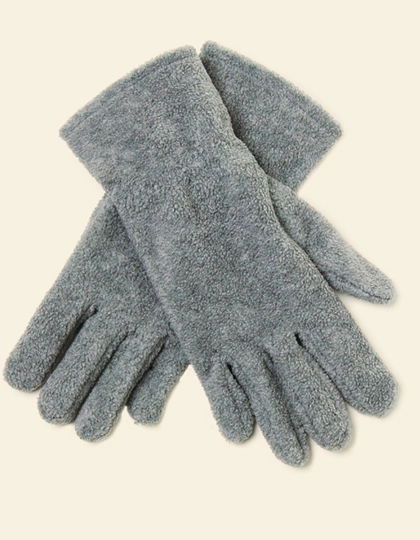 Fleece Promo Gloves zum Besticken und Bedrucken in der Farbe Grey mit Ihren Logo, Schriftzug oder Motiv.