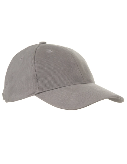 Heavy Brushed Cap zum Besticken und Bedrucken in der Farbe Grey mit Ihren Logo, Schriftzug oder Motiv.