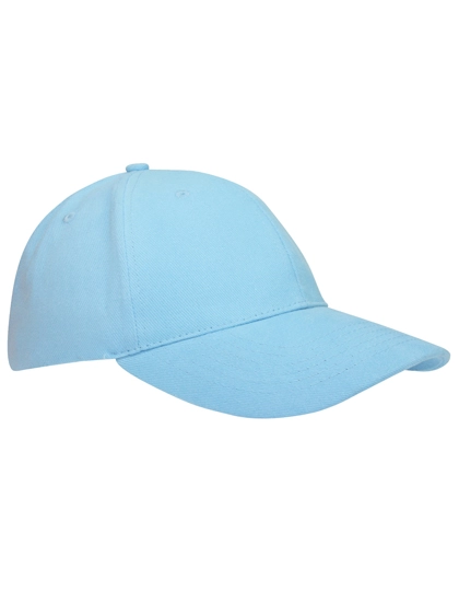 Heavy Brushed Cap zum Besticken und Bedrucken in der Farbe Light Blue mit Ihren Logo, Schriftzug oder Motiv.