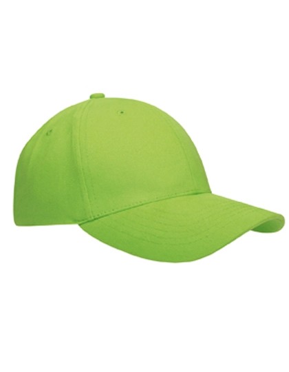 Heavy Brushed Cap zum Besticken und Bedrucken in der Farbe Lime Green mit Ihren Logo, Schriftzug oder Motiv.