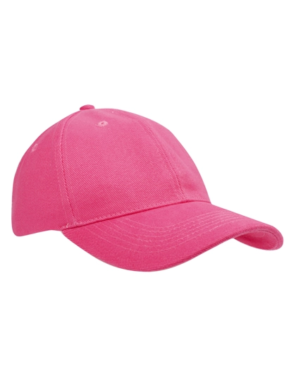 Heavy Brushed Cap zum Besticken und Bedrucken in der Farbe Pink mit Ihren Logo, Schriftzug oder Motiv.
