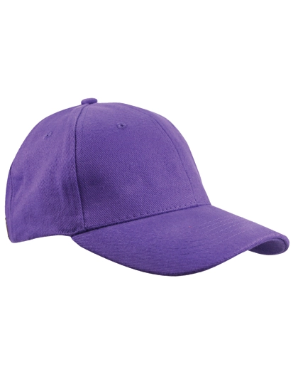 Heavy Brushed Cap zum Besticken und Bedrucken in der Farbe Purple mit Ihren Logo, Schriftzug oder Motiv.