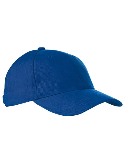 Heavy Brushed Cap zum Besticken und Bedrucken in der Farbe Royal Blue mit Ihren Logo, Schriftzug oder Motiv.