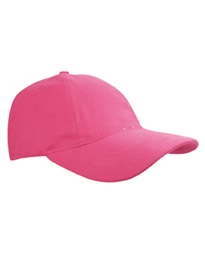 Brushed Promo Cap zum Besticken und Bedrucken in der Farbe Pink mit Ihren Logo, Schriftzug oder Motiv.