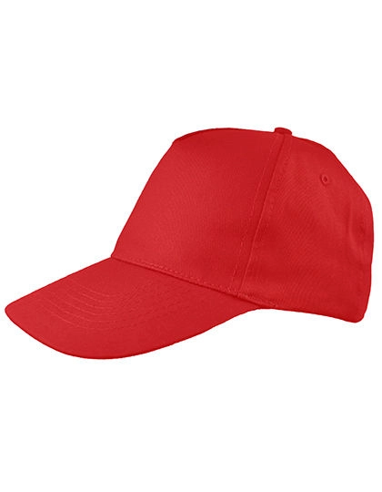 Promo Baseball Cap zum Besticken und Bedrucken in der Farbe Red mit Ihren Logo, Schriftzug oder Motiv.