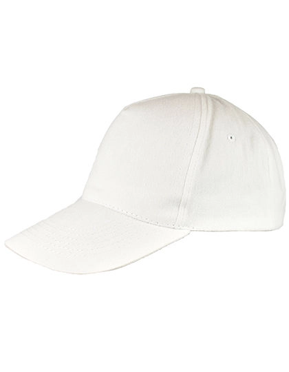 Promo Baseball Cap zum Besticken und Bedrucken in der Farbe White mit Ihren Logo, Schriftzug oder Motiv.
