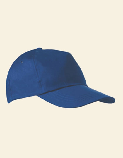 Baumwoll-Cap zum Besticken und Bedrucken in der Farbe Royal Blue mit Ihren Logo, Schriftzug oder Motiv.
