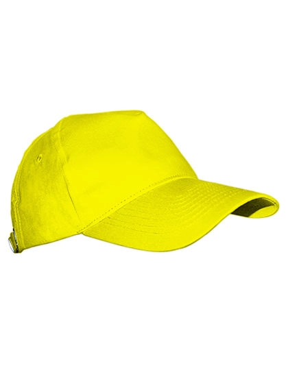 Original Cap für Kinder zum Besticken und Bedrucken in der Farbe Yellow mit Ihren Logo, Schriftzug oder Motiv.
