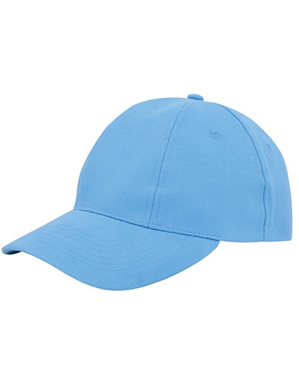 Baumwoll-Cap Low Profile/Brushed zum Besticken und Bedrucken in der Farbe Ice Blue mit Ihren Logo, Schriftzug oder Motiv.
