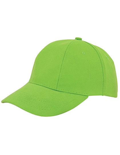 Baumwoll-Cap Low Profile/Brushed zum Besticken und Bedrucken in der Farbe Lime mit Ihren Logo, Schriftzug oder Motiv.