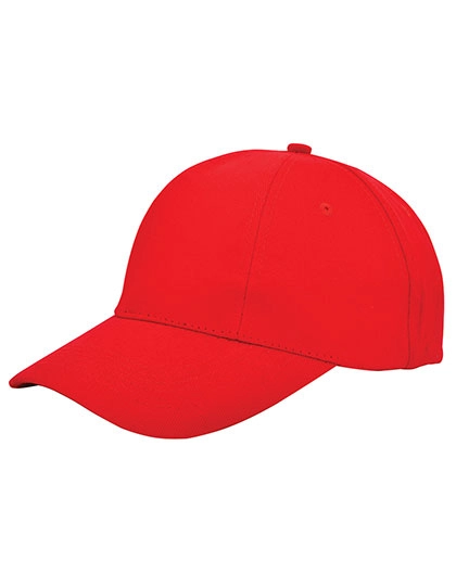 Baumwoll-Cap Low Profile/Brushed zum Besticken und Bedrucken in der Farbe Red mit Ihren Logo, Schriftzug oder Motiv.