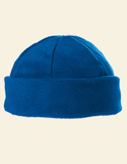 Fleece Winter Hat zum Besticken und Bedrucken in der Farbe Royal Blue mit Ihren Logo, Schriftzug oder Motiv.