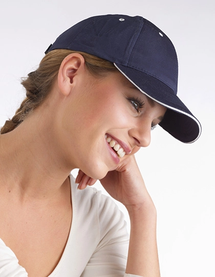Baseball-Cap mit Klettverschluss zum Besticken und Bedrucken mit Ihren Logo, Schriftzug oder Motiv.