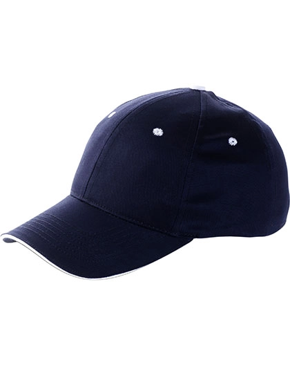 Baseball-Cap mit Klettverschluss zum Besticken und Bedrucken in der Farbe Blue mit Ihren Logo, Schriftzug oder Motiv.