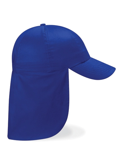 Junior Legionnaire Style Cap zum Besticken und Bedrucken in der Farbe Bright Royal mit Ihren Logo, Schriftzug oder Motiv.