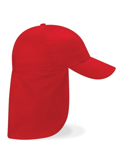Junior Legionnaire Style Cap zum Besticken und Bedrucken in der Farbe Classic Red mit Ihren Logo, Schriftzug oder Motiv.