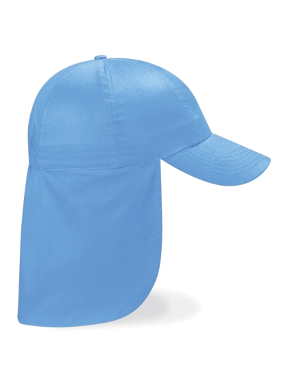 Junior Legionnaire Style Cap zum Besticken und Bedrucken in der Farbe Sky Blue mit Ihren Logo, Schriftzug oder Motiv.
