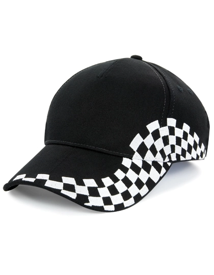 Grand Prix Cap zum Besticken und Bedrucken in der Farbe Black mit Ihren Logo, Schriftzug oder Motiv.