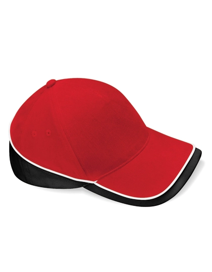 Teamwear Competition Cap zum Besticken und Bedrucken in der Farbe Classic Red-Black-White mit Ihren Logo, Schriftzug oder Motiv.