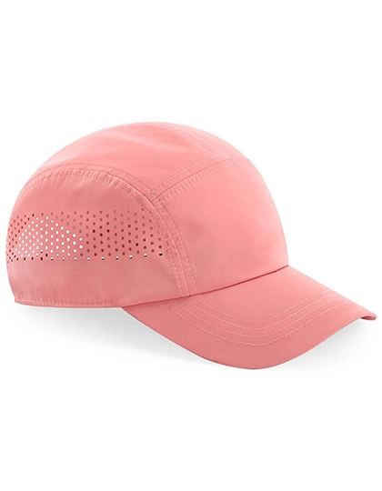 Technical Running Cap zum Besticken und Bedrucken in der Farbe Salmon Pink mit Ihren Logo, Schriftzug oder Motiv.