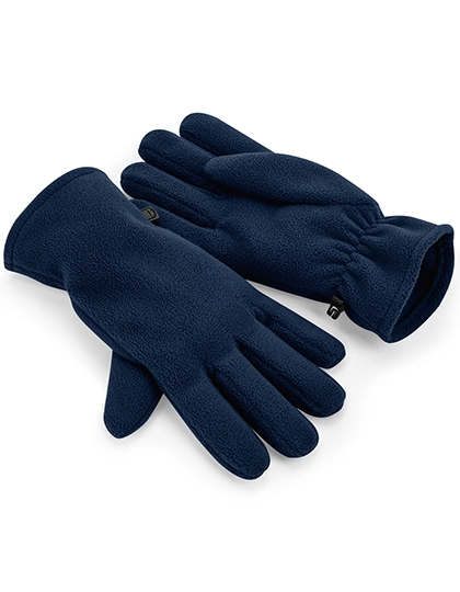 Recycled Fleece Gloves zum Besticken und Bedrucken in der Farbe French Navy mit Ihren Logo, Schriftzug oder Motiv.