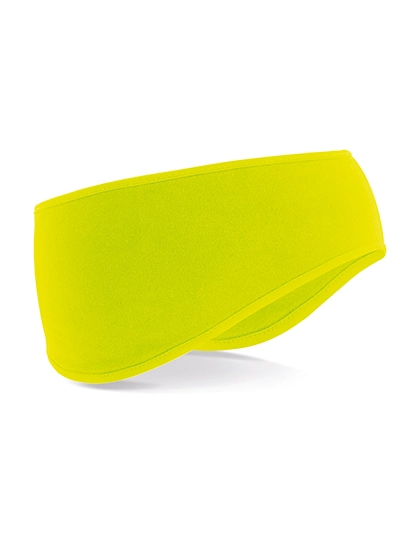 Softshell Sports Tech Headband zum Besticken und Bedrucken in der Farbe Fluorescent Yellow mit Ihren Logo, Schriftzug oder Motiv.
