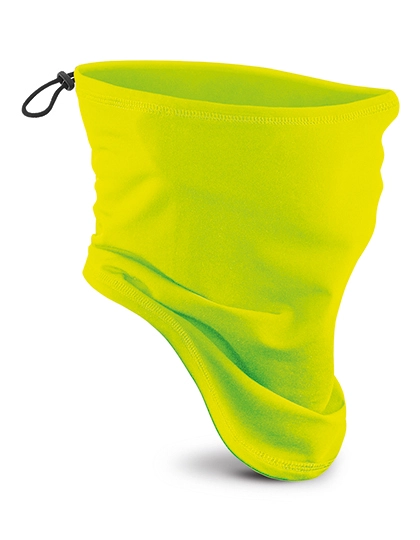 Softshell Sports Tech Neck Warmer zum Besticken und Bedrucken in der Farbe Fluorescent Yellow mit Ihren Logo, Schriftzug oder Motiv.