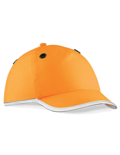 Enhanced-Viz EN812 Bump Cap zum Besticken und Bedrucken in der Farbe Fluorescent Orange mit Ihren Logo, Schriftzug oder Motiv.