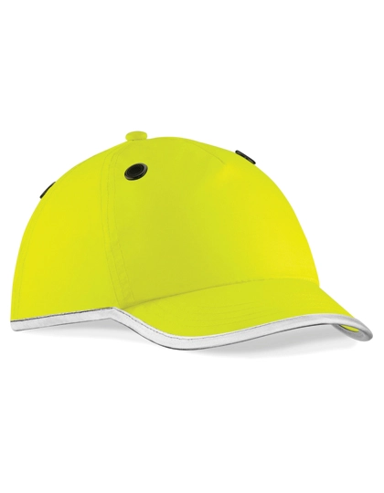 Enhanced-Viz EN812 Bump Cap zum Besticken und Bedrucken in der Farbe Fluorescent Yellow mit Ihren Logo, Schriftzug oder Motiv.
