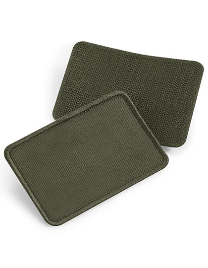 Cotton Removable Patch zum Besticken und Bedrucken in der Farbe Military Green mit Ihren Logo, Schriftzug oder Motiv.