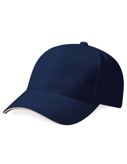 Pro-Style Heavy Brushed Cotton Cap zum Besticken und Bedrucken in der Farbe French Navy-Stone mit Ihren Logo, Schriftzug oder Motiv.