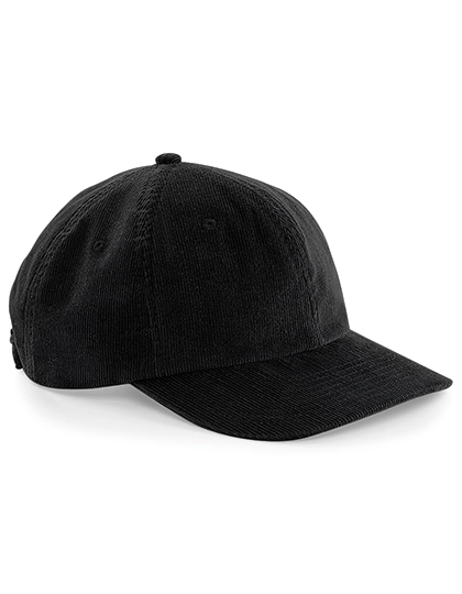 Heritage Cord Cap zum Besticken und Bedrucken in der Farbe Black mit Ihren Logo, Schriftzug oder Motiv.