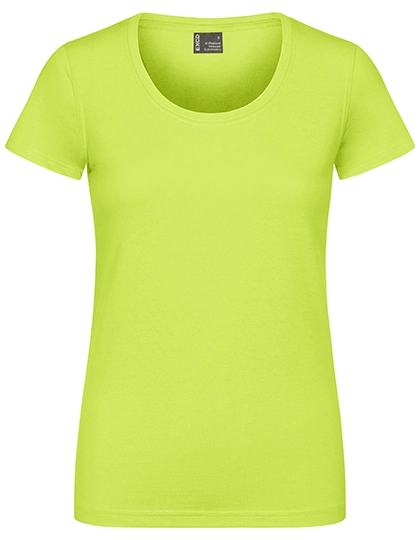 Women´s T-Shirt zum Besticken und Bedrucken in der Farbe Apple Green mit Ihren Logo, Schriftzug oder Motiv.